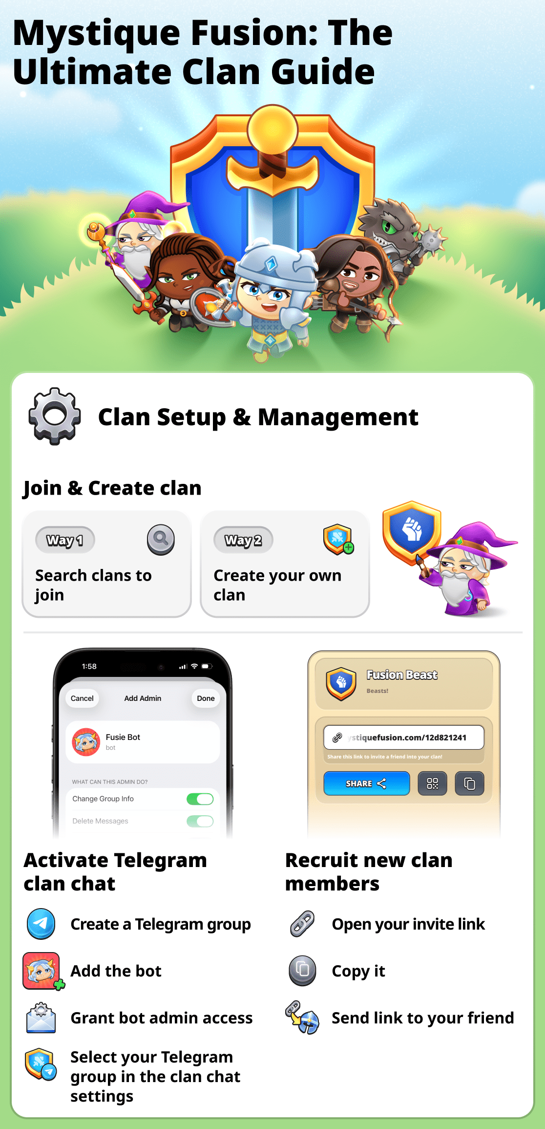 Everything about clans in the game