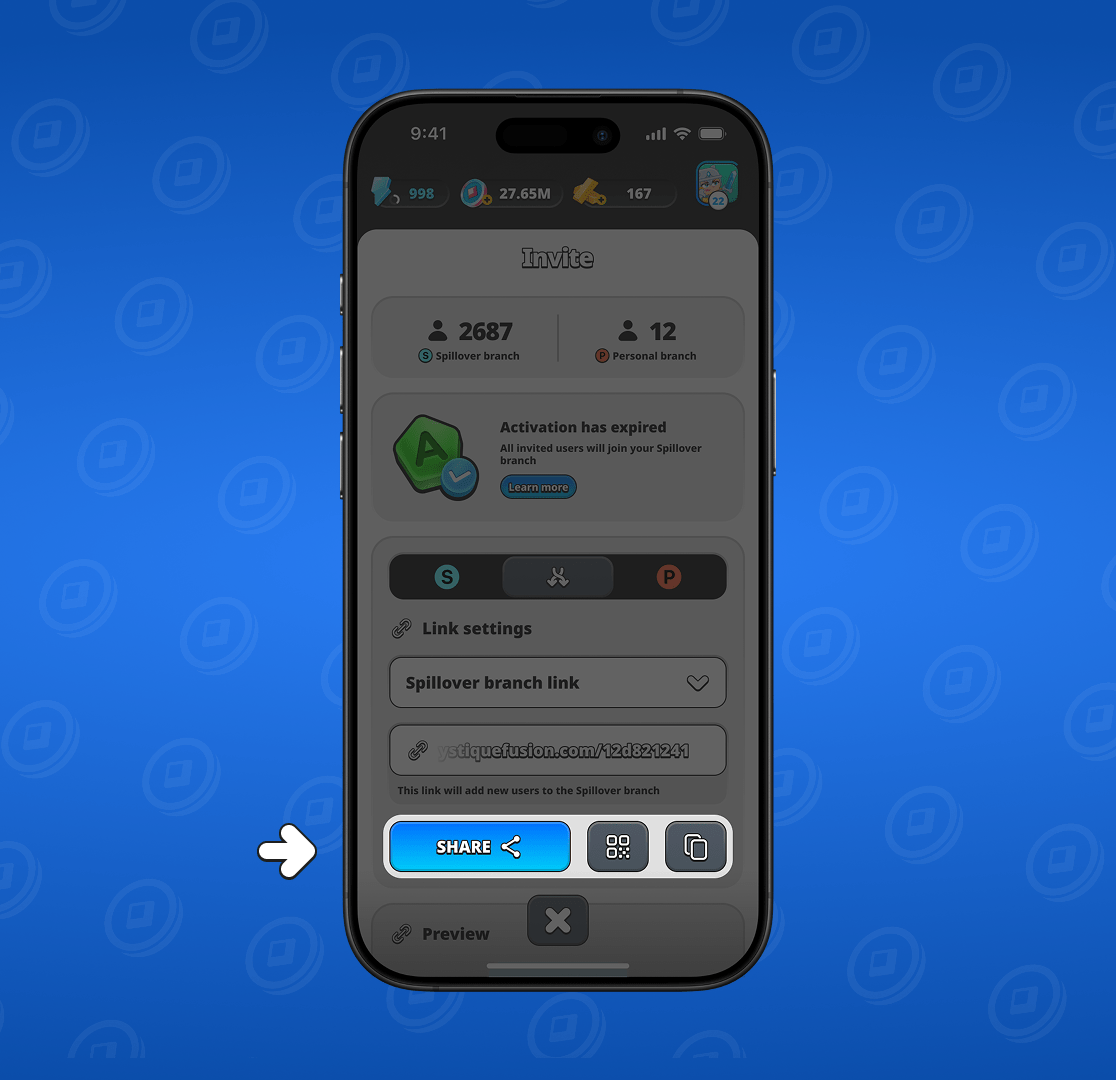 Link buttons