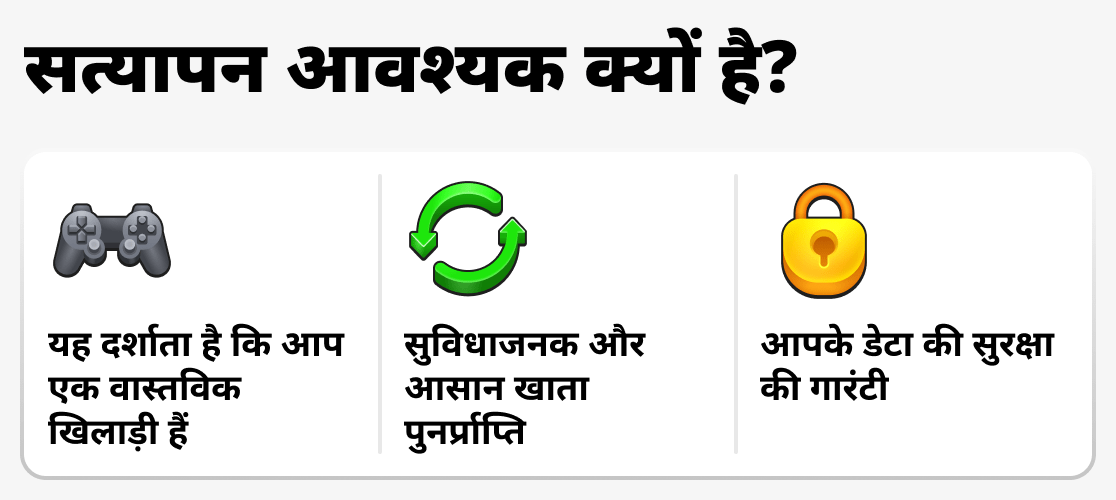 वेरिफिकेशन क्यों ज़रूरी है