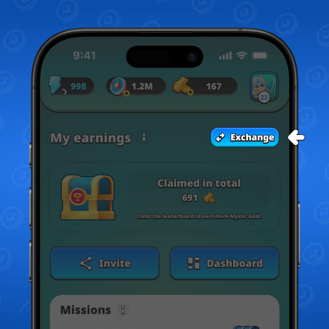 Exchange Mystic Gold for USDT

