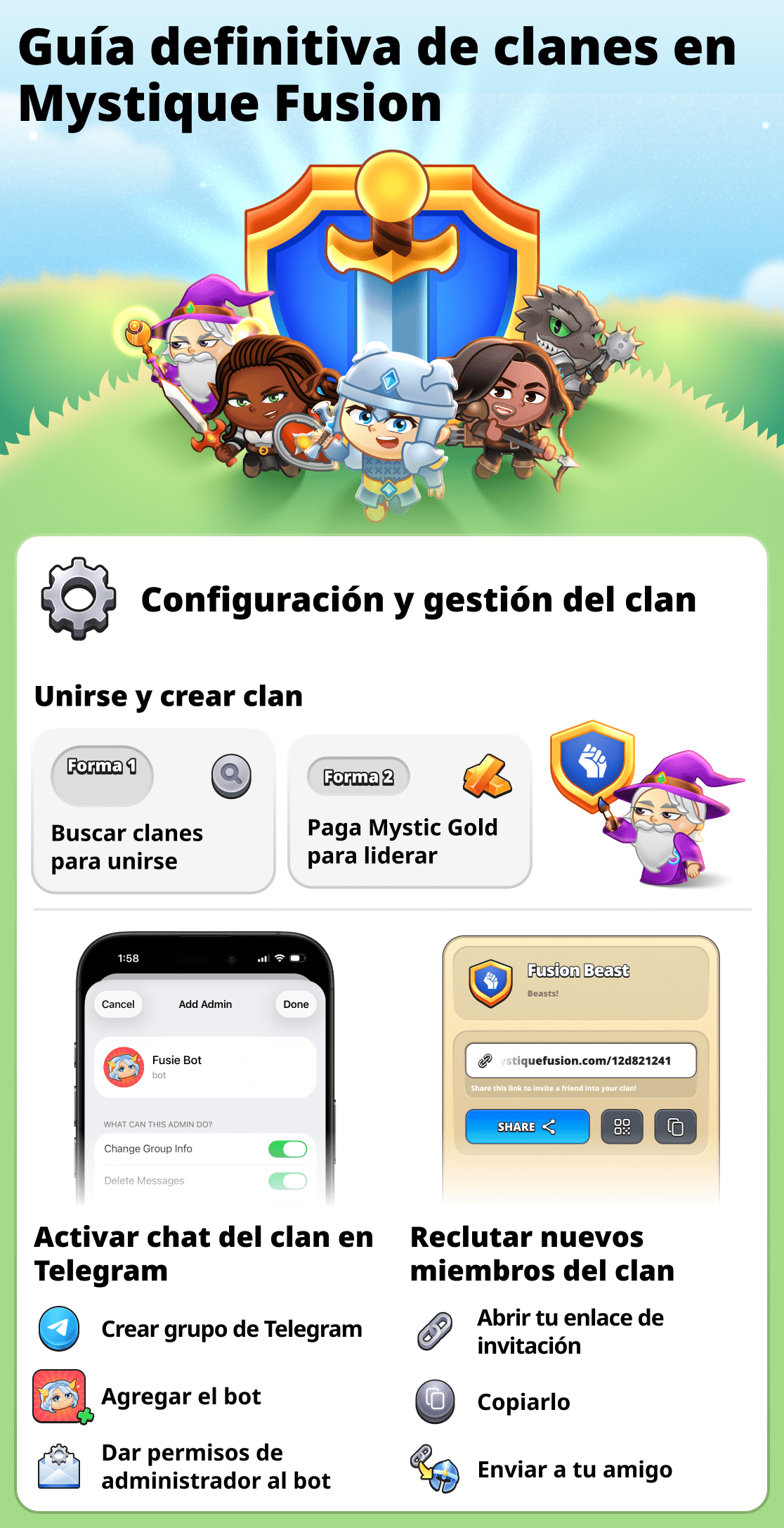 Todo sobre los clanes en el juego