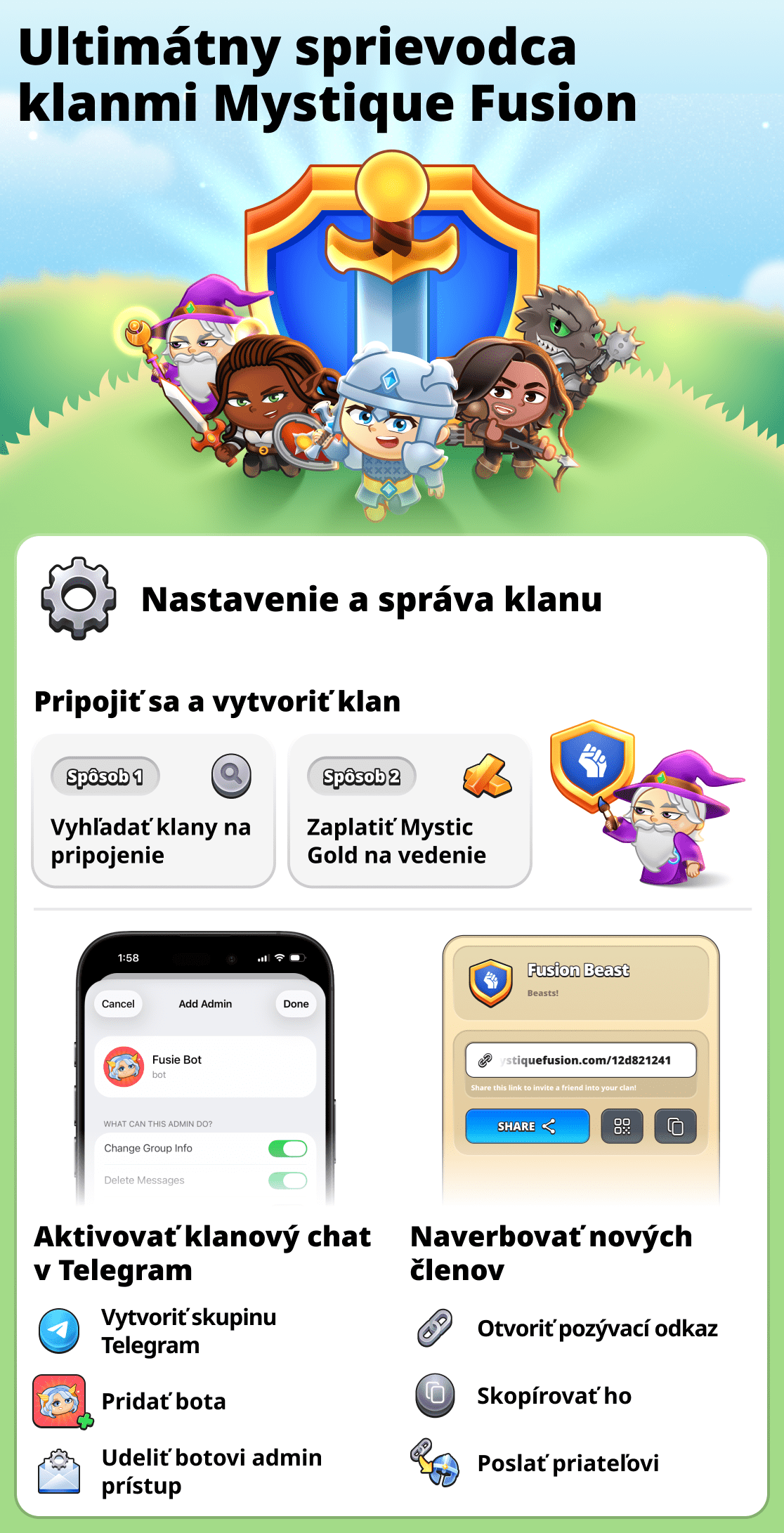 Všetko o klanoch v hre