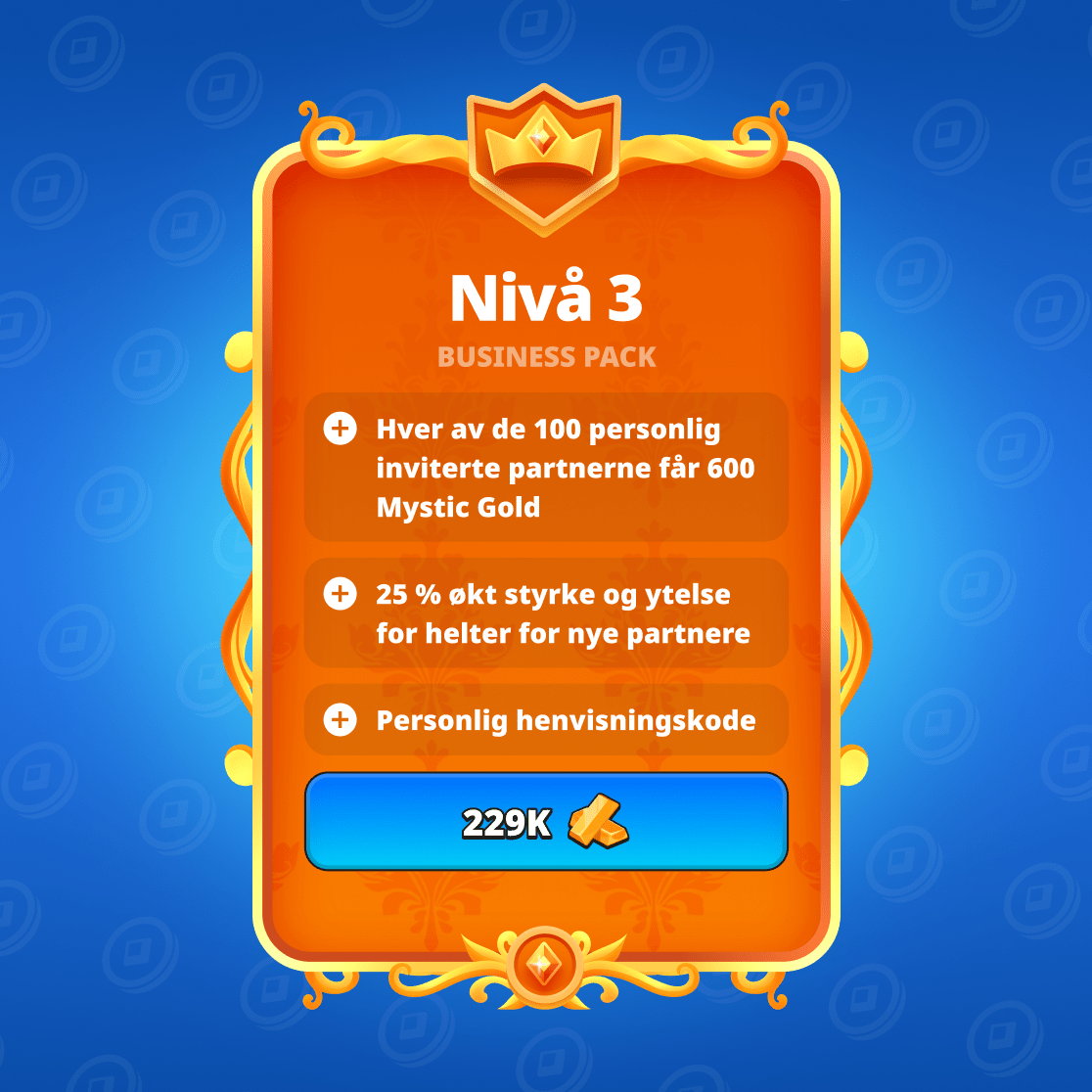 Forretningspakke LVL3