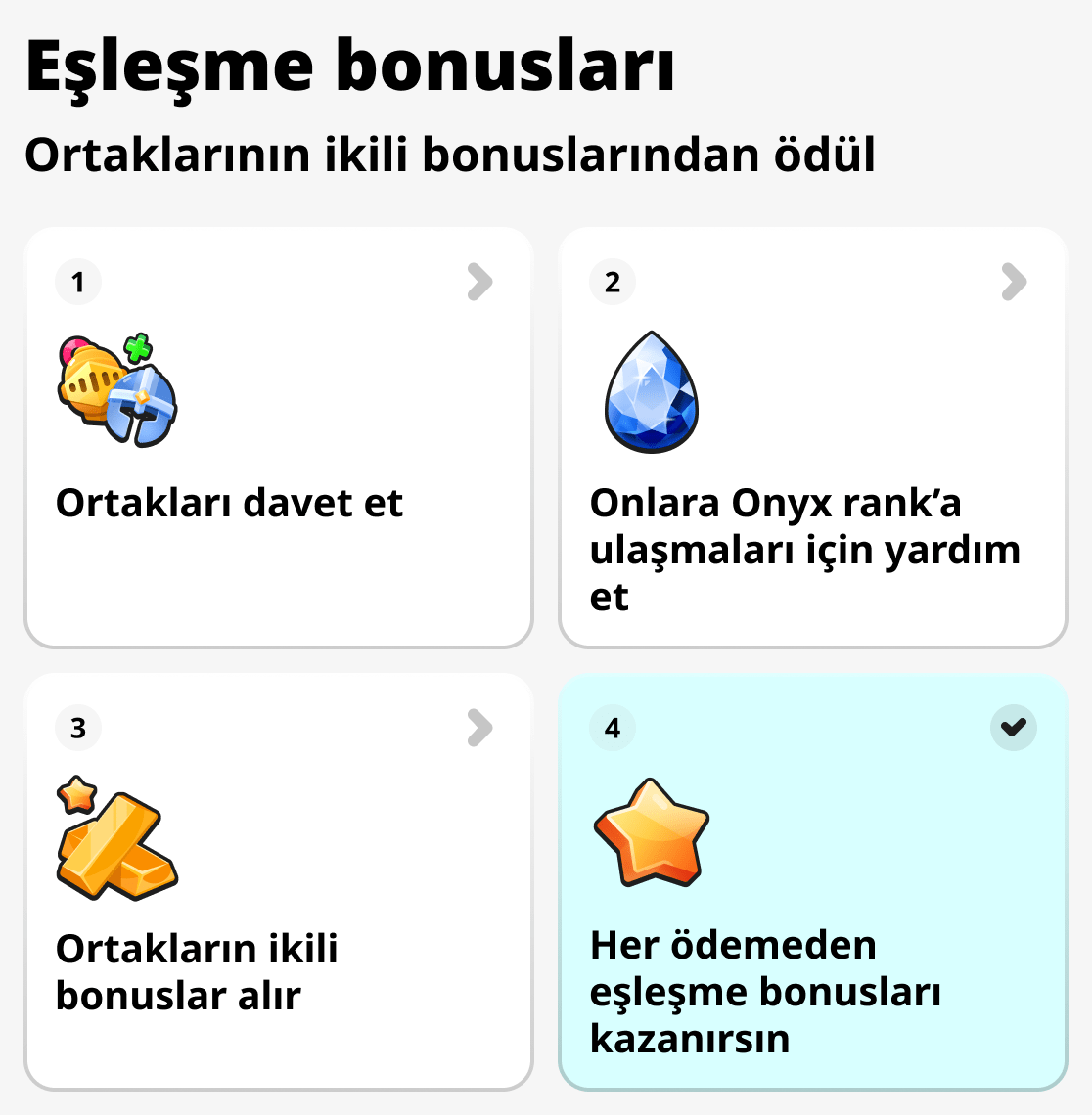 Eşleştirme bonusları