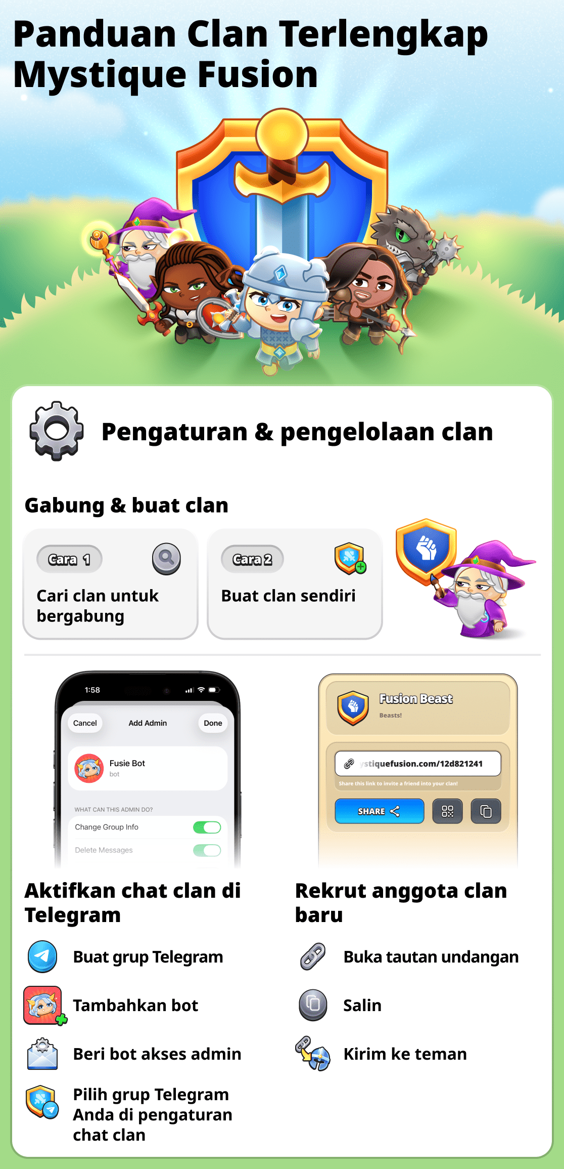 Semua tentang klan dalam permainan