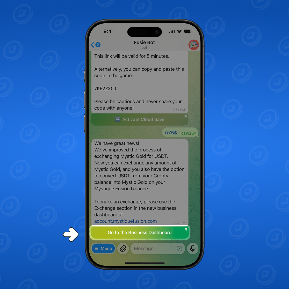 Перейти к панели управления