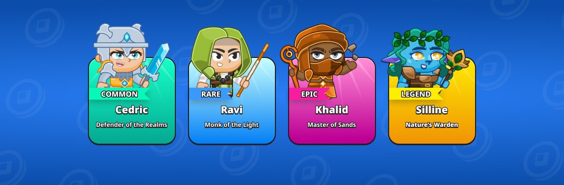 Типы героев по редкости
