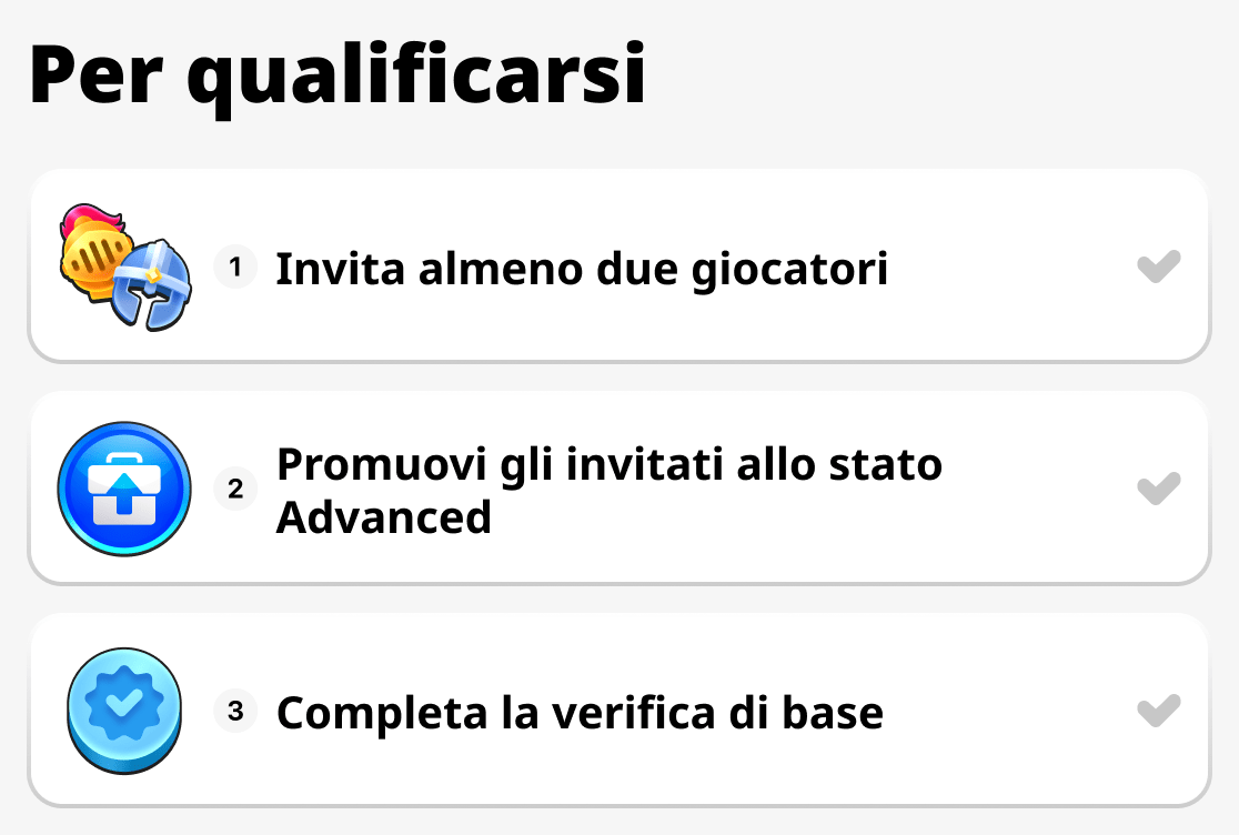 Cosa fare per qualificarsi