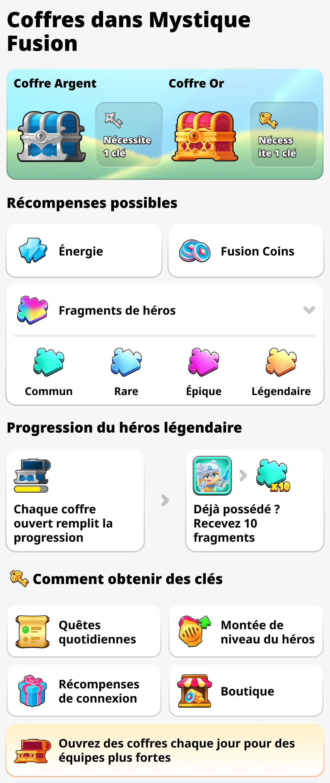 Coffres de Mystique Fusion