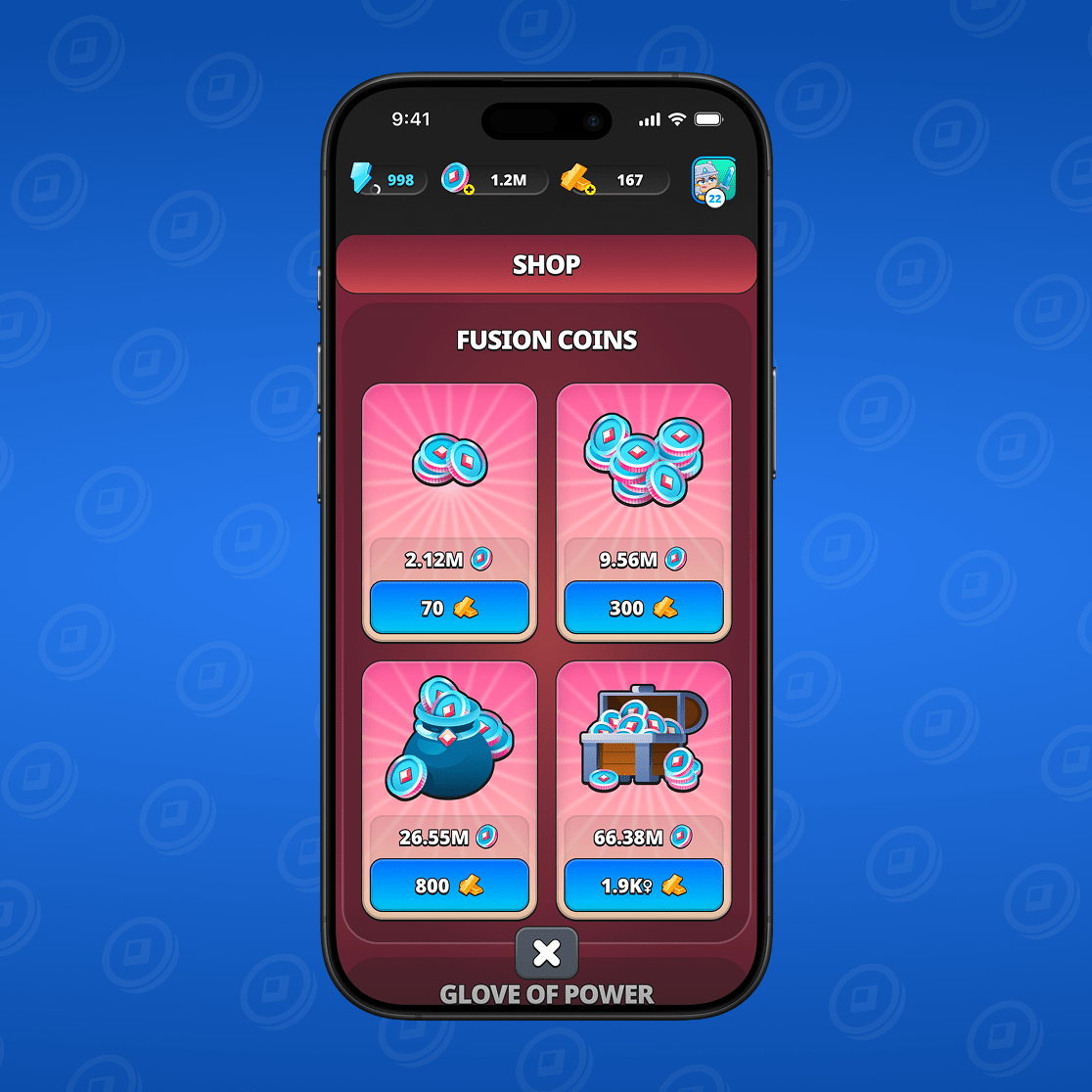 
Você pode comprar mais na loja com Mystic Gold.

