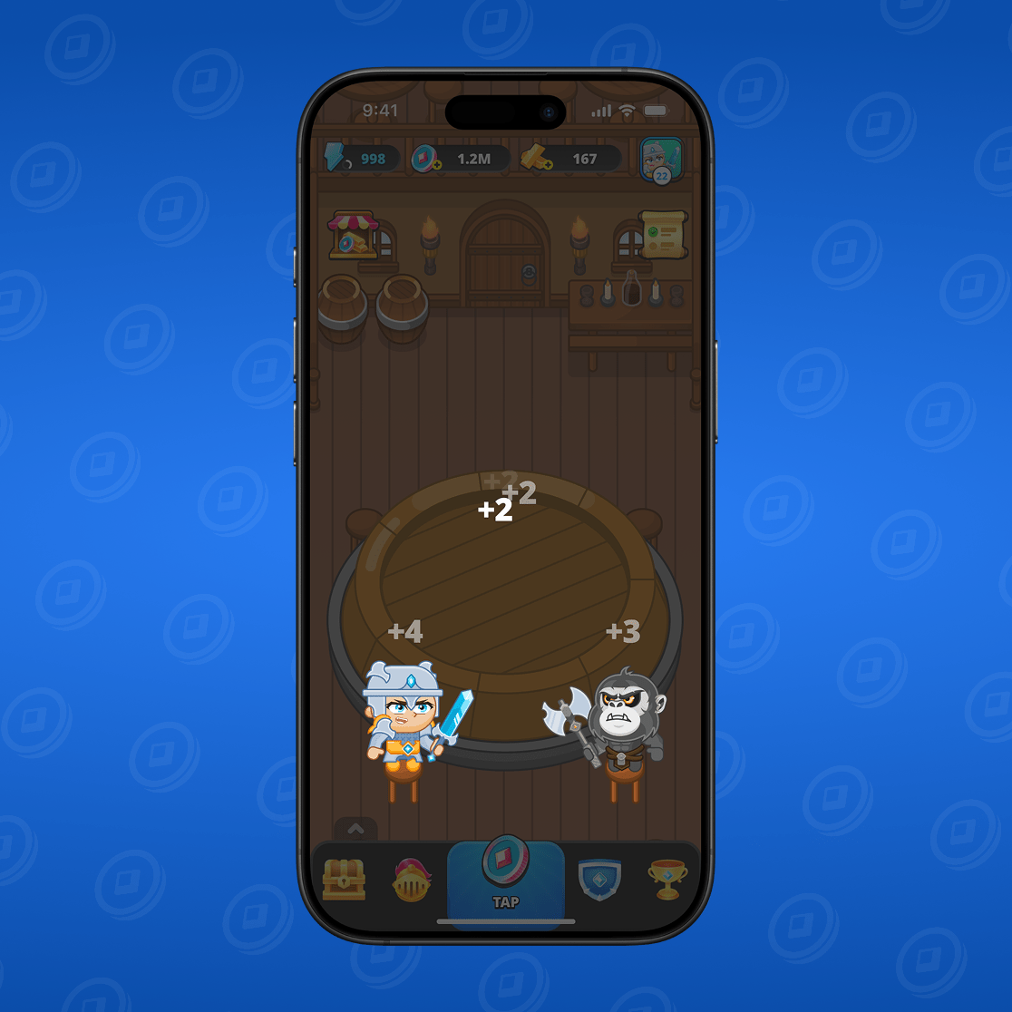 Heroes also earn coins!

