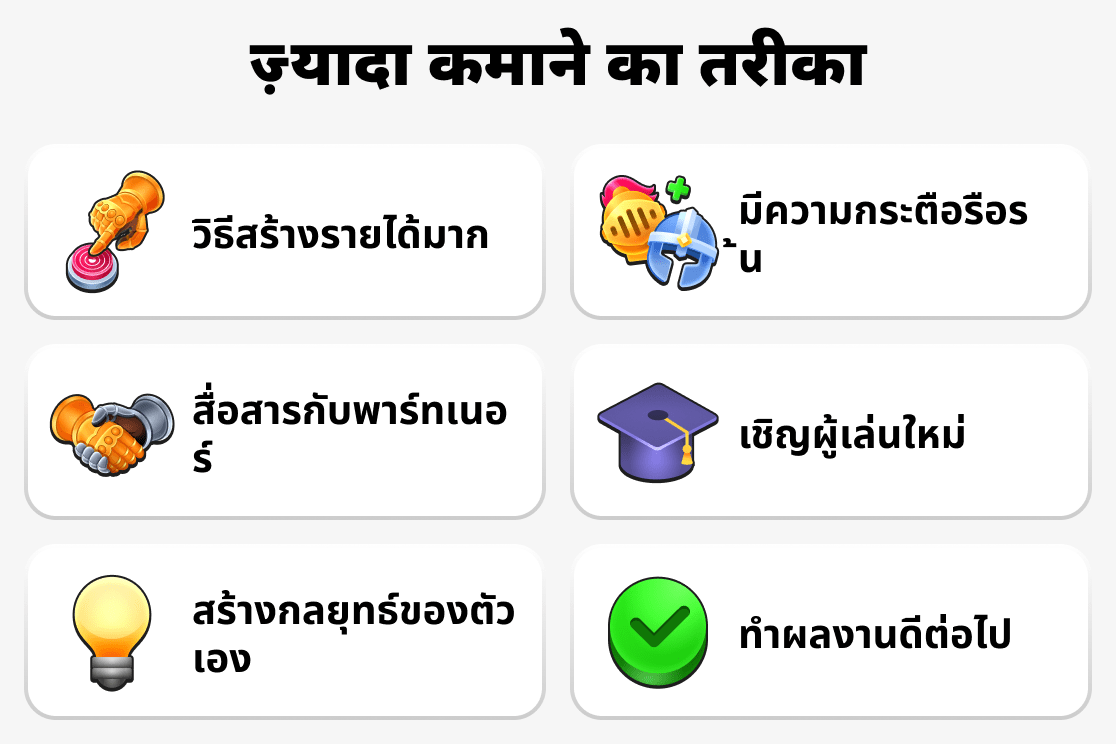 วิธีสร้างรายได้จำนวนมาก