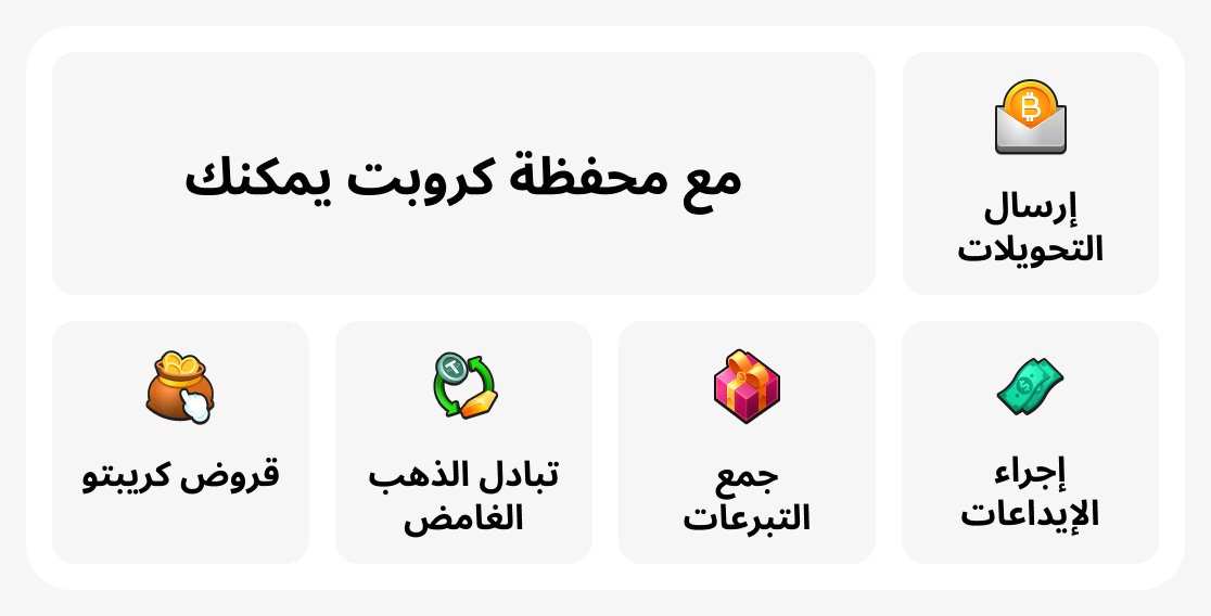 مع محفظة Cropty يمكنك