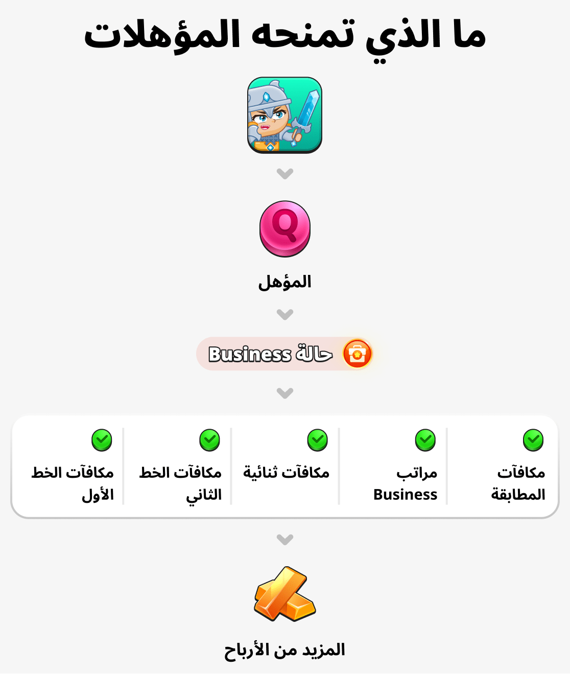 ما الذي يوفره المؤهل؟