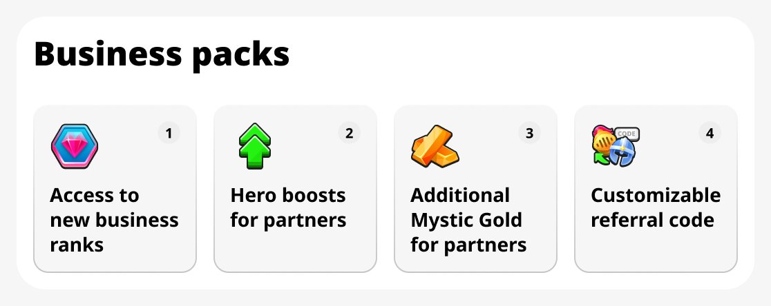 What business packs offer
