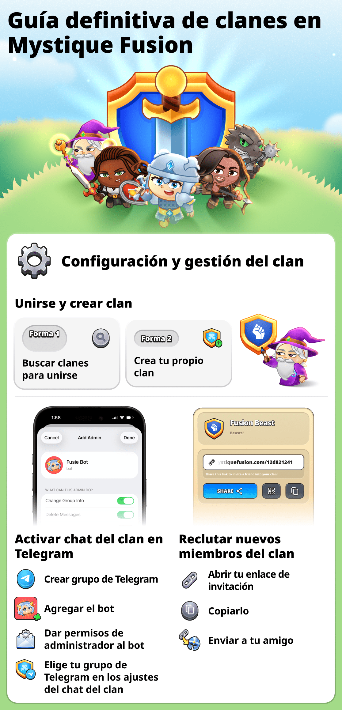 Todo sobre los clanes en el juego
