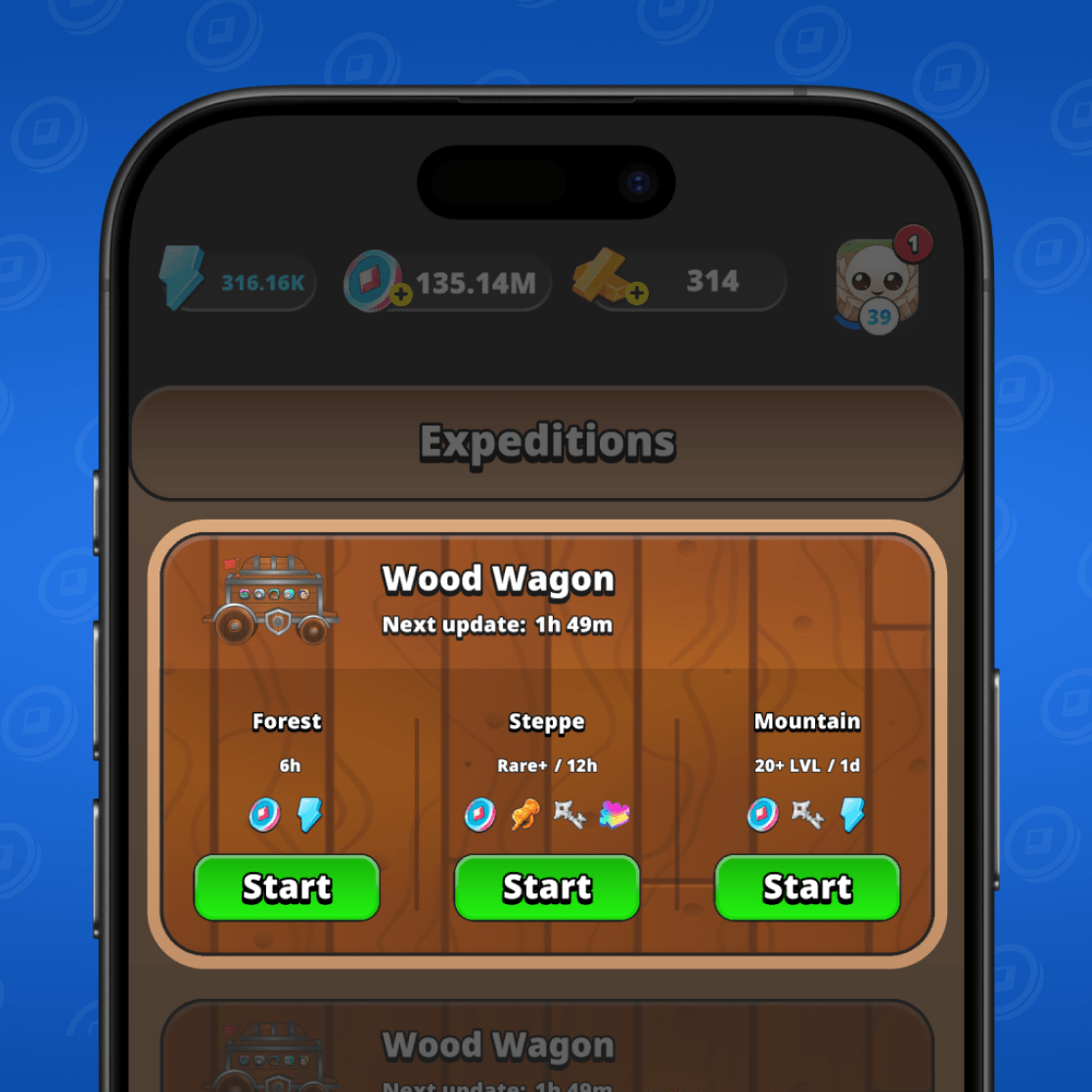 Доступные направления для экспедиции