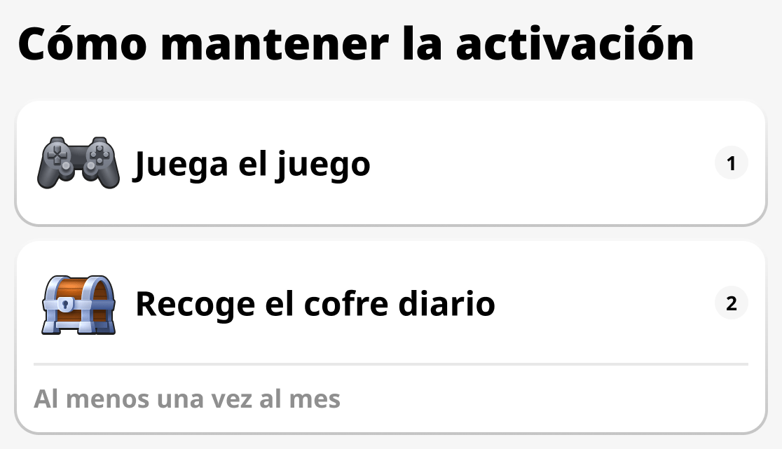 Cómo mantener la activación