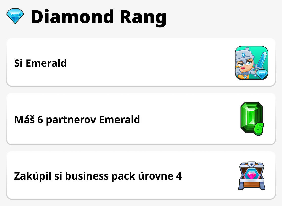 Ako získať diamantový rank