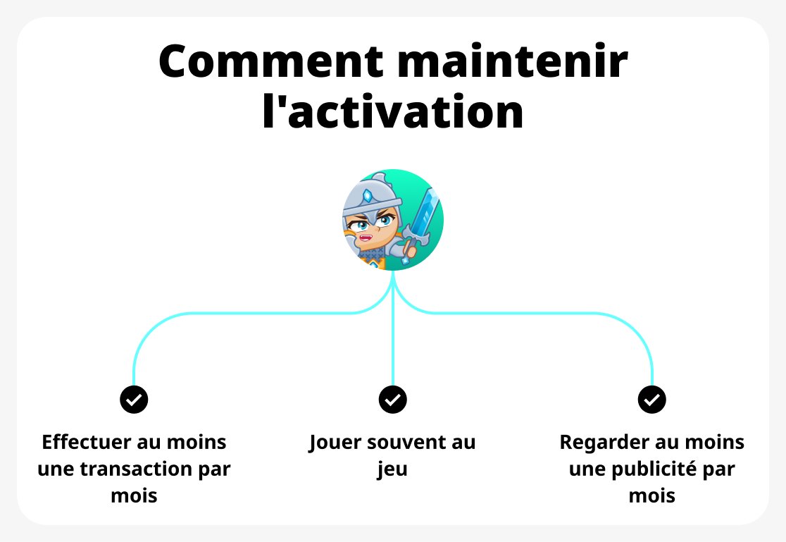 Comment maintenir l'activation