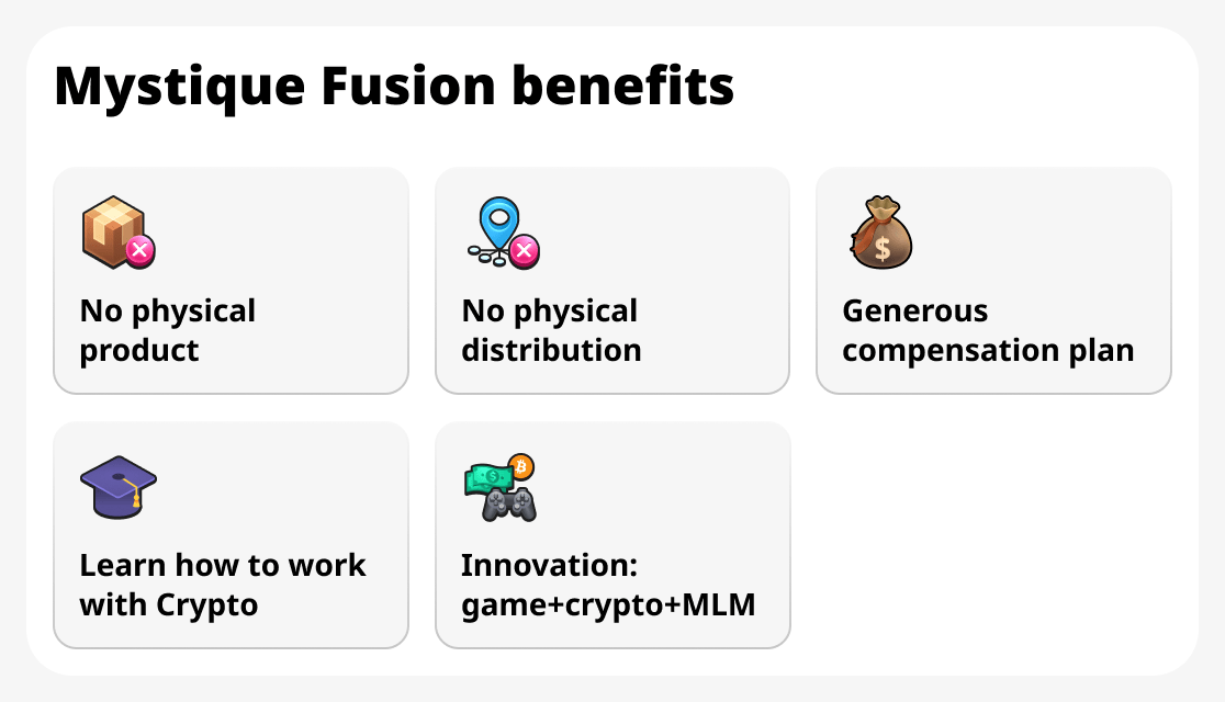 Mystique Fusion benefits