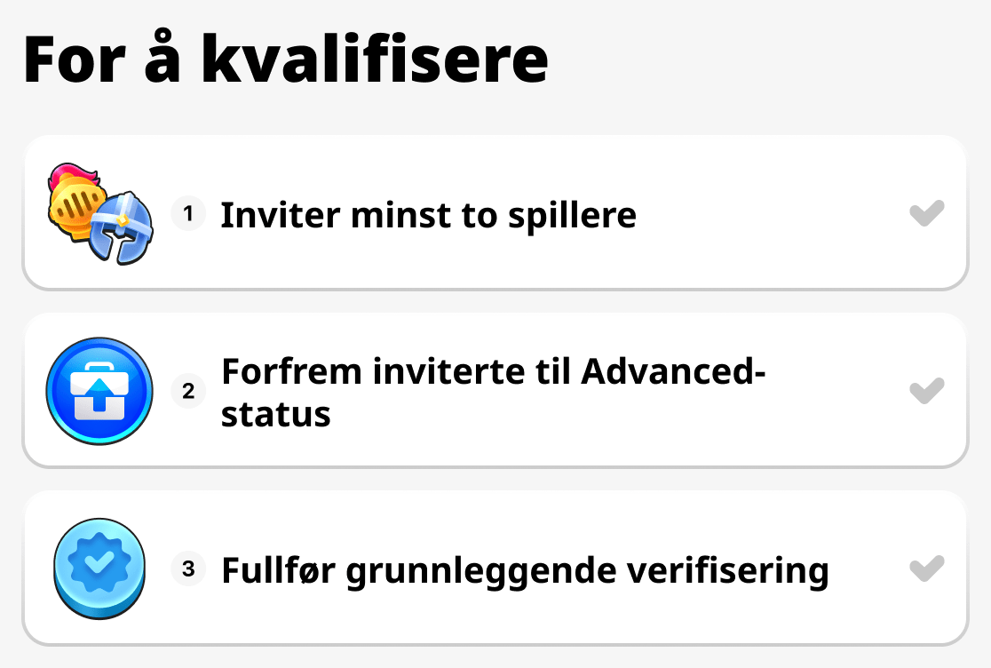 Hva du må gjøre for å kvalifisere deg