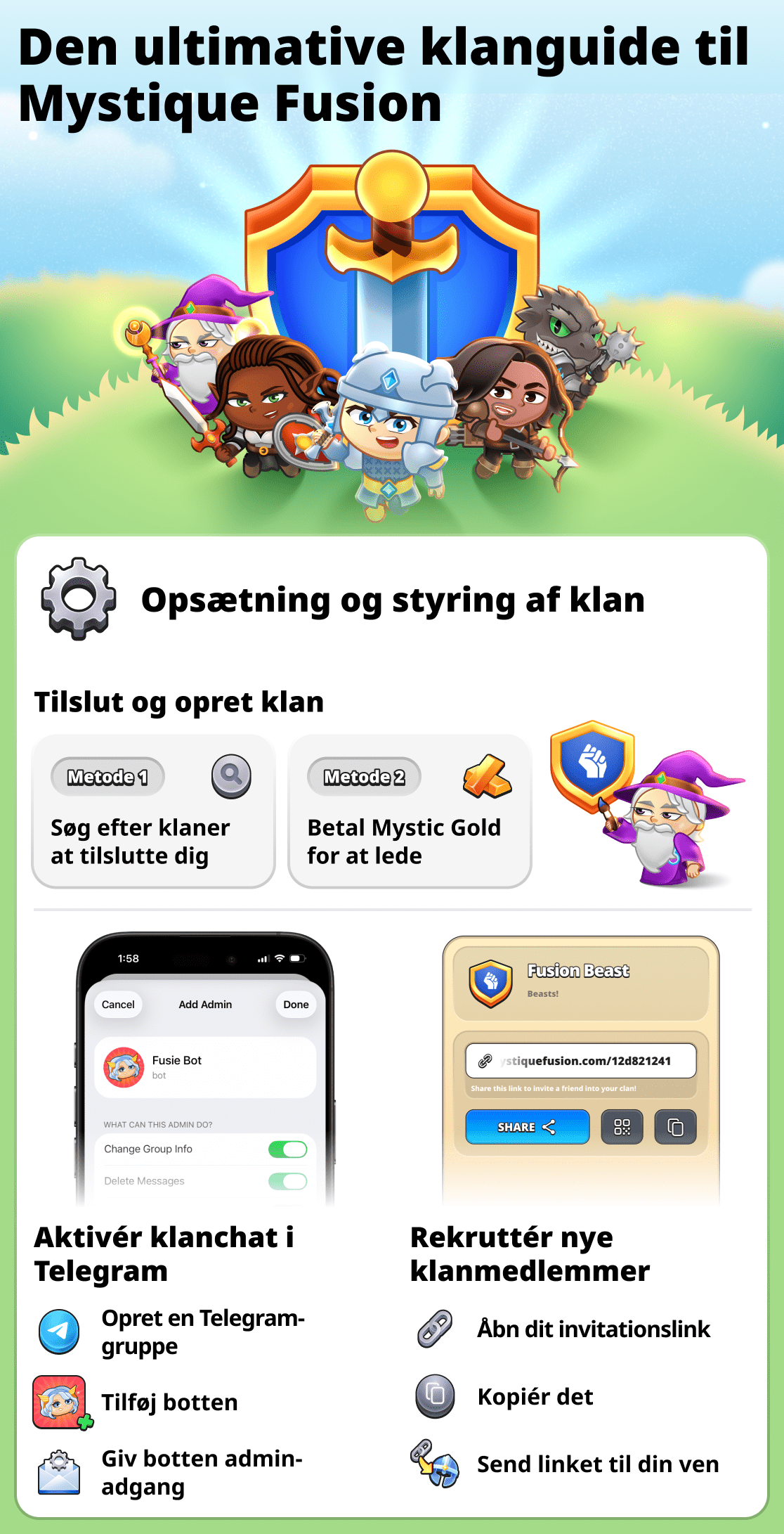 Alt om klaner i spillet