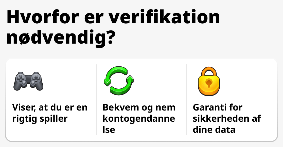 Hvorfor er verifikation nødvendig